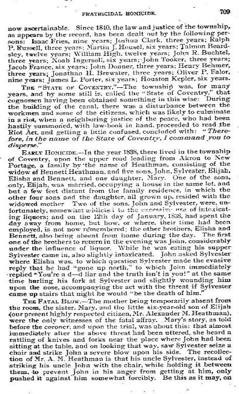 "Fifty Years and Over, Akron and Summit County", by Ex-Sherriff Samuel A. Lane, Page 709, mentions Oliver P. Falor near the top.